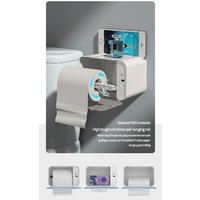 Duvara Monte Otomatik Sensör Doku Kutusu İndüksiyon Rulo Kağıt Havlu Tutucu Banyo Akıllı Doku Kutusu